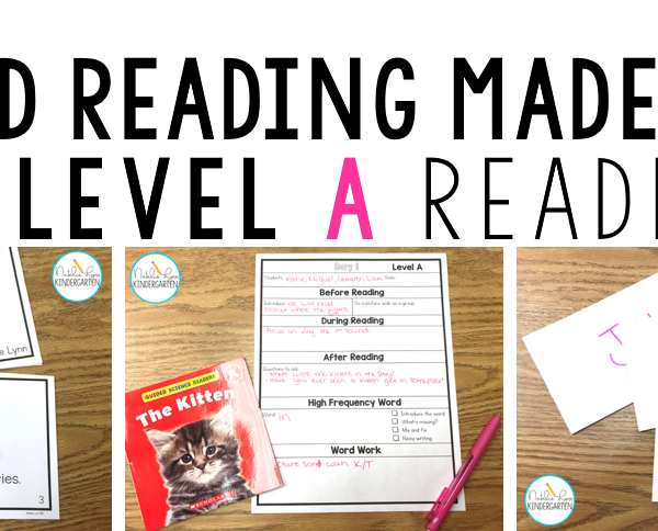 guided reading for level a readers