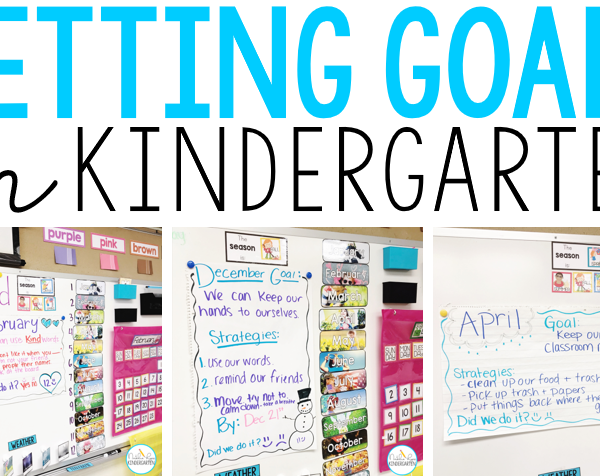 Setting goals in kindergarten