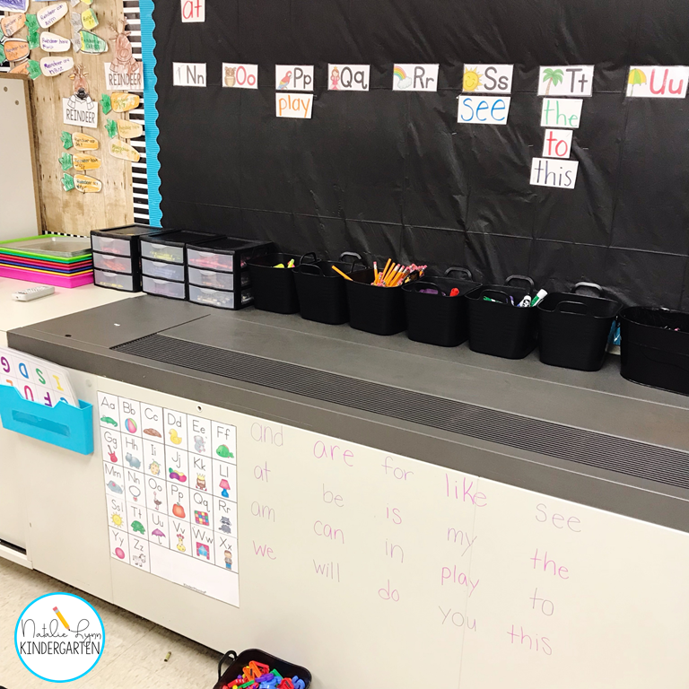 How to run literacy centers in kindergarten with student choice - magnet center
