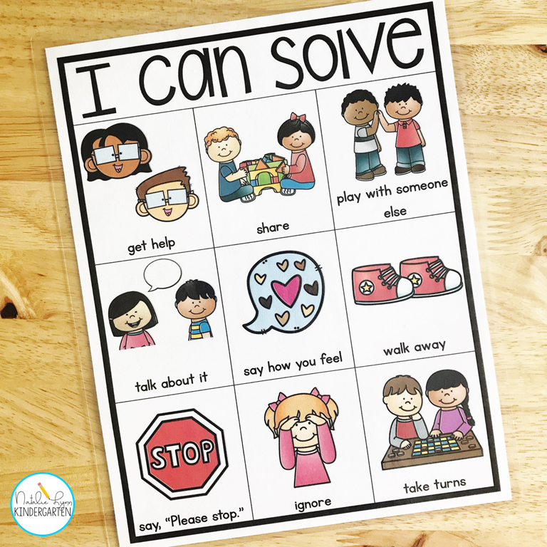 classroom calm down corner - problem solving strategies