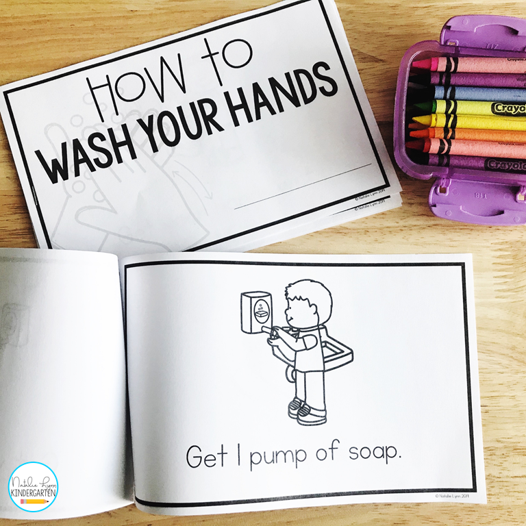 how to wash your hands reader