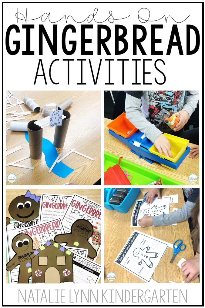 gingerbread activities for kindergarten and first grade