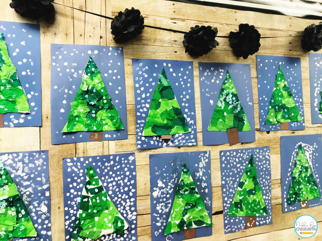 The Easiest Winter Trees Craft for Kids - Natalie Lynn Kindergarten