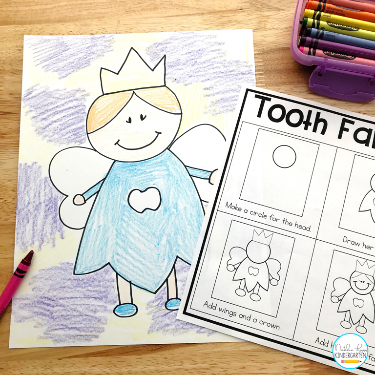Tooth fairy directed drawing free