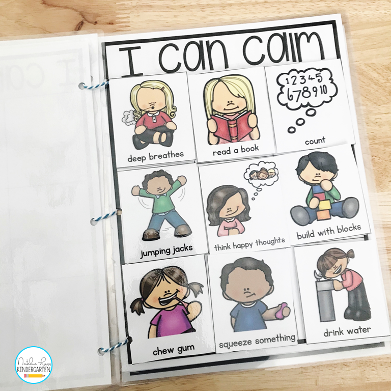creating a calm down book for your classroom
