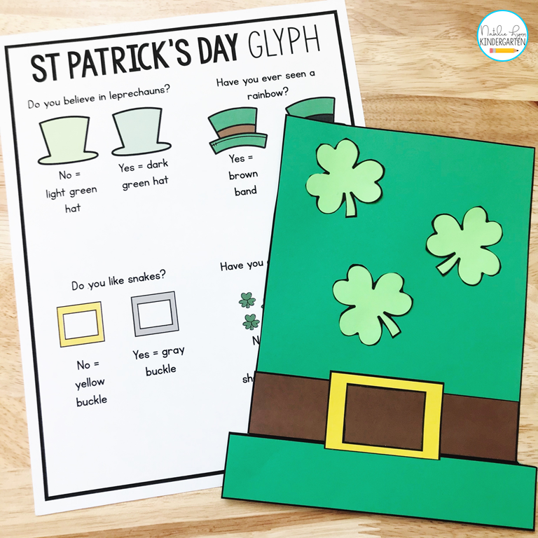 St Patrick's Day Activity - St patrick's day glyph