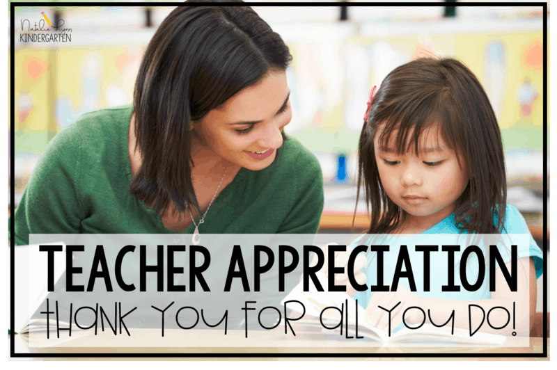 Teacher Appreciation week ideas
