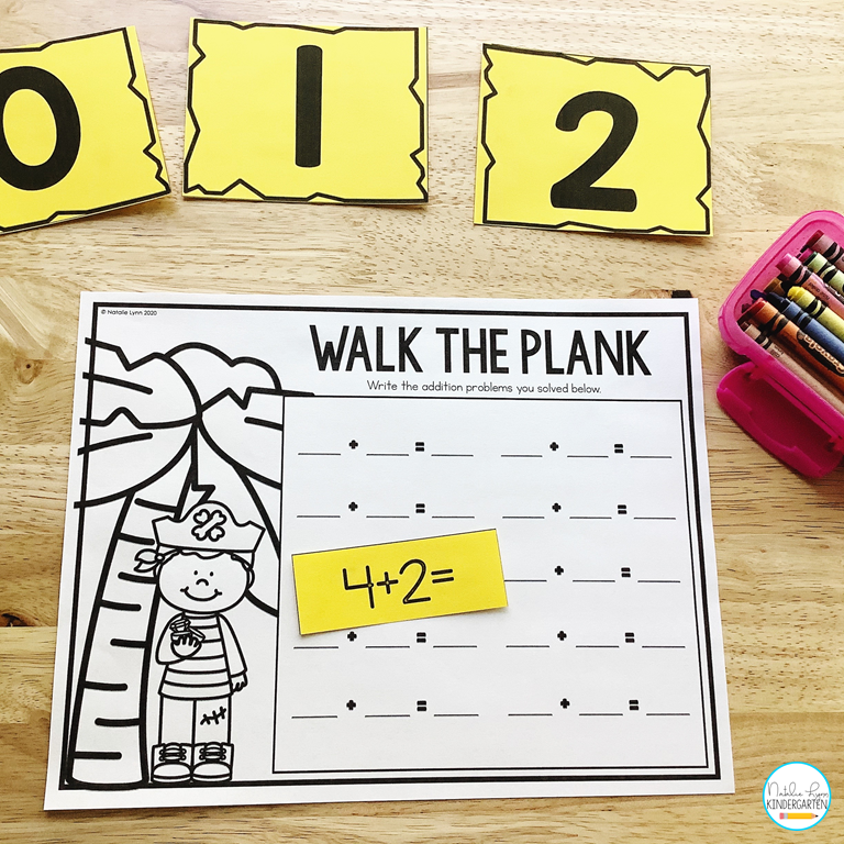 walk the plank math game