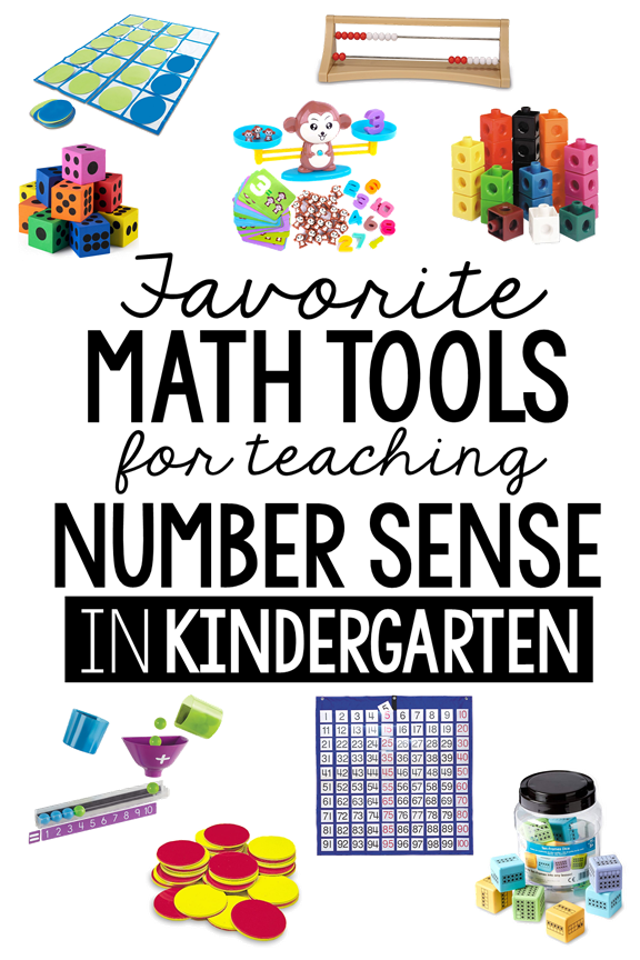 favorite math tools and manipulatives for teaching number sense in kindergarten