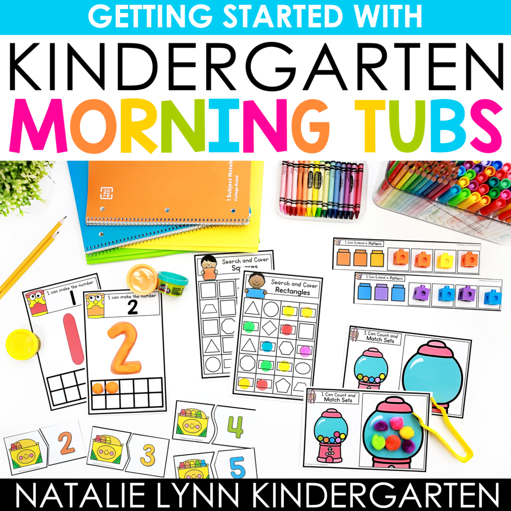kindergarten morning tubs