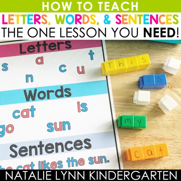 letter word sentence