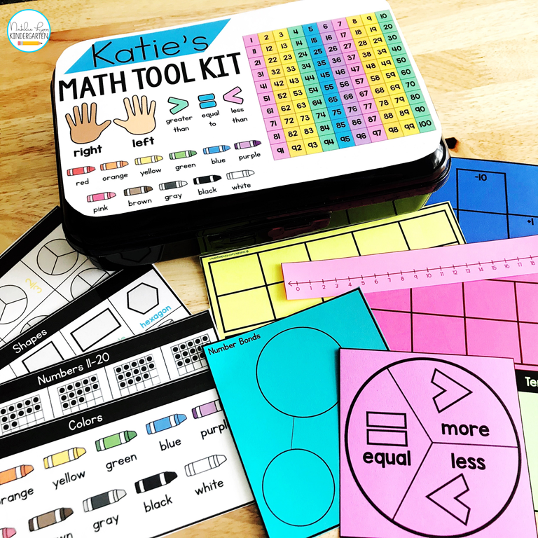 math tool kits for kindergarten and 1st grade