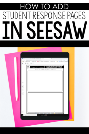 how to add homework to seesaw