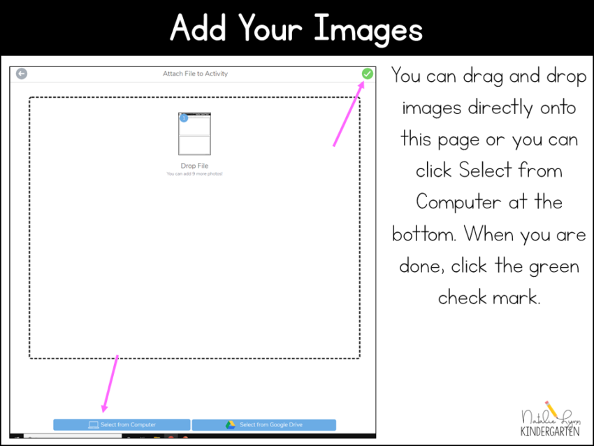 create an assignment in seesaw