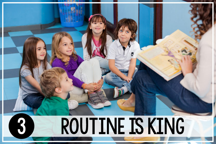 setting routines in kindergarten