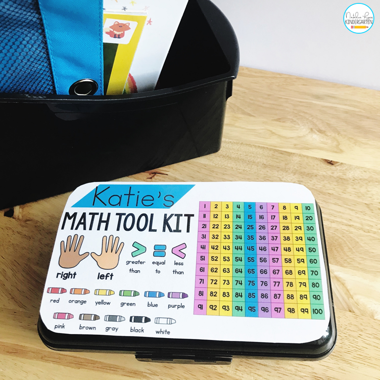math tool kits individual supplies for kindergarten social distancing