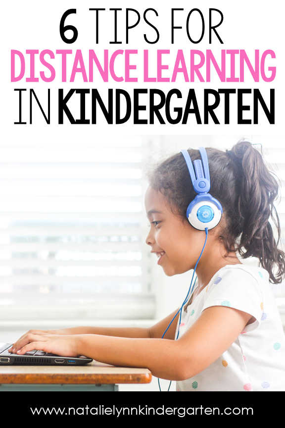 6 distance learning tips for kindergarten