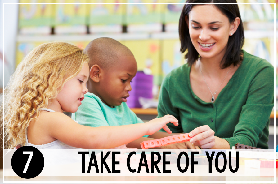 new kindergarten teacher tips - take care of you