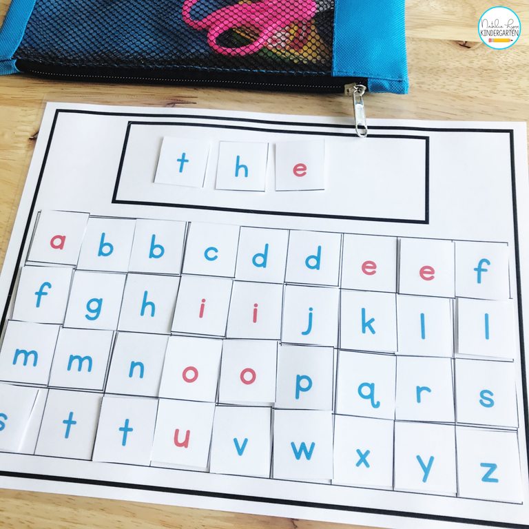 individual student supplies for social distancing - magnetic letter boards