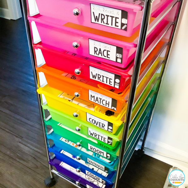 How To Organize Your Sight Word Center in Kindergarten