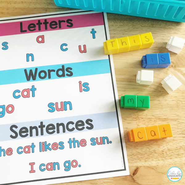 How To Teach Letters, Words, and Sentences - Natalie Lynn Kindergarten