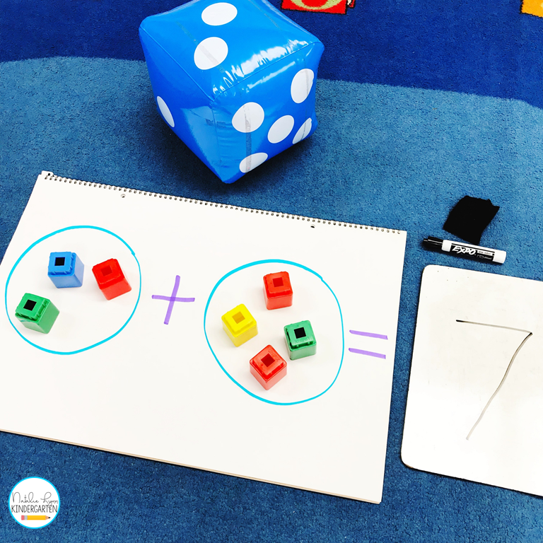 whole group addition math games for kidnergarten