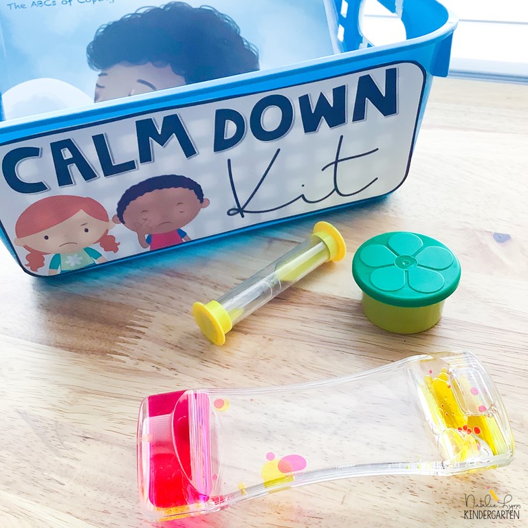 calm down corner kit sensory items and fidgets