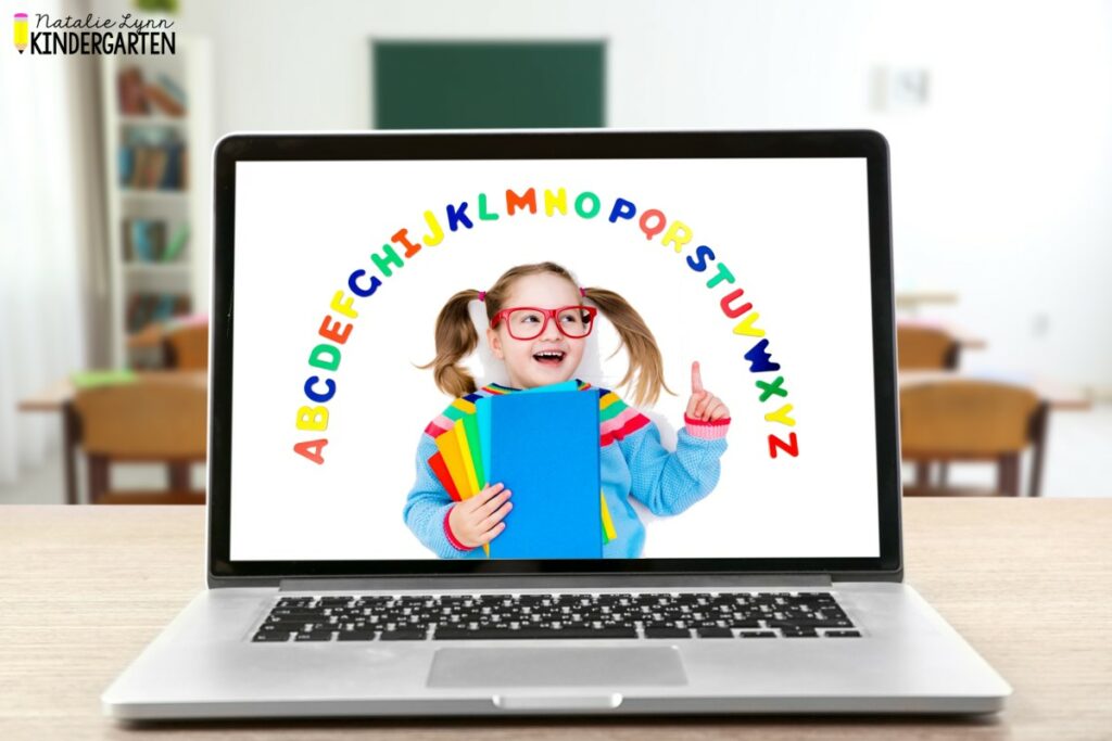 kindergarten alphabet intervention with alphabet songs for letter sounds review