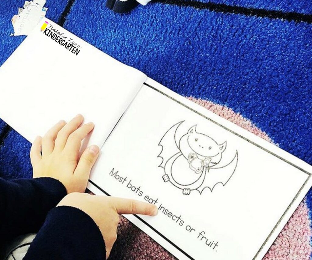 bat emergent reader for kindergarten