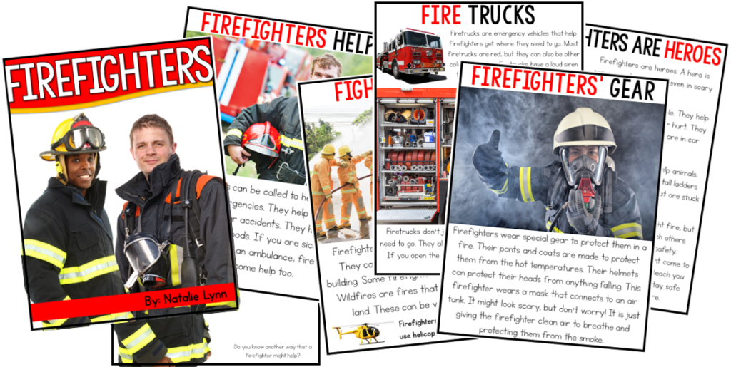 firefighters nonfiction book for kindergarten