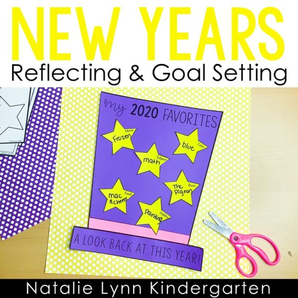 New Year Activities for Elementary Students | Reflecting and Goal Setting for the New Year