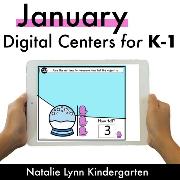 January digital centers and activities for Kindergarten and 1st grade students