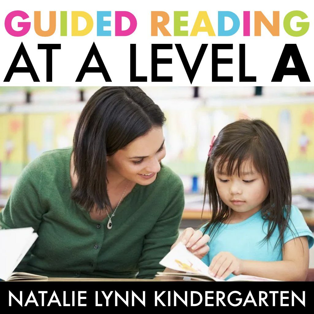 guided reading in kindergarten with emergent readers | what to include in a level A guided reading lesson plan