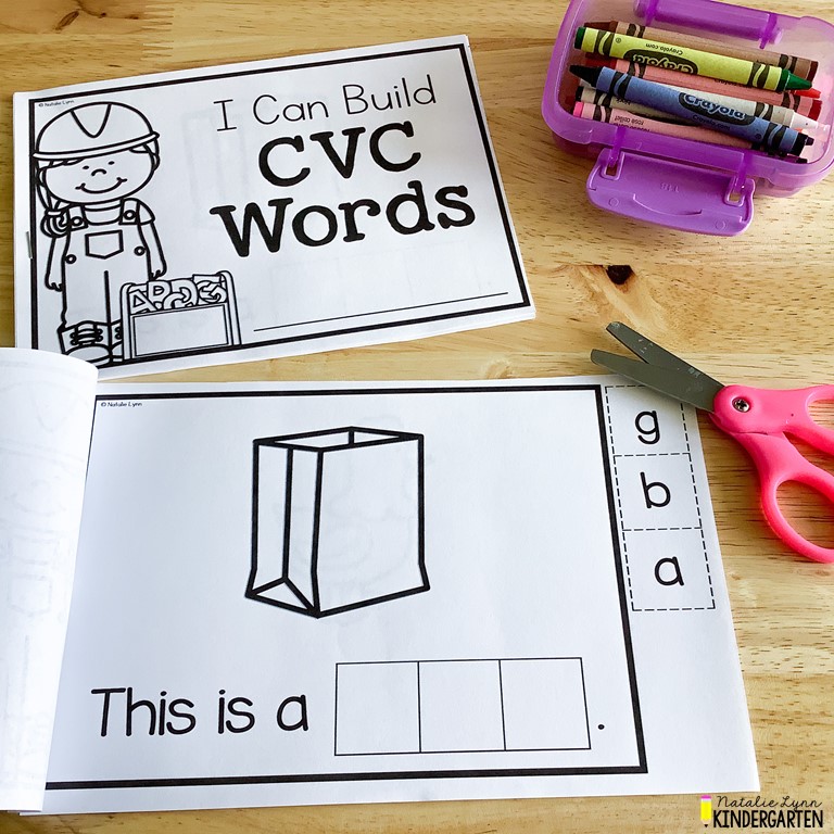 what is a CVC word? How to teach CVC words in kindergarten with emergent readers