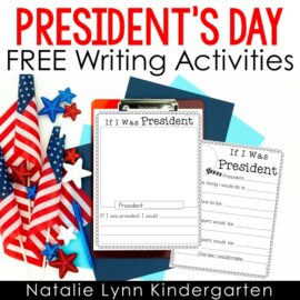 Free Presidents' Day Writing Activities for Lower Elementary