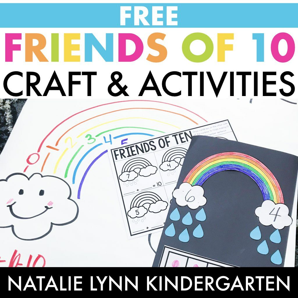 ways to make ten activities for kindergarten | friends of ten