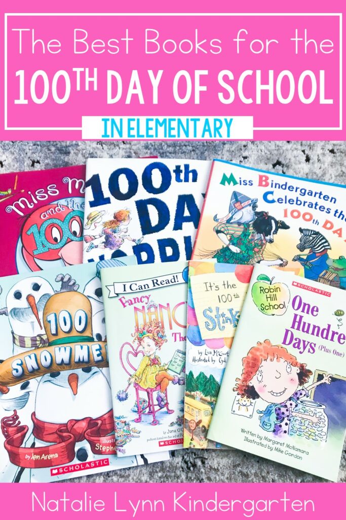 The BEST 100th day of school picture books for elementary | Add these 100th day books to your hundred day celebration in Kindergarten, first grade, or second grade.