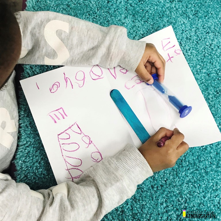 Activities for comparing length and measuring length in Kindergarten