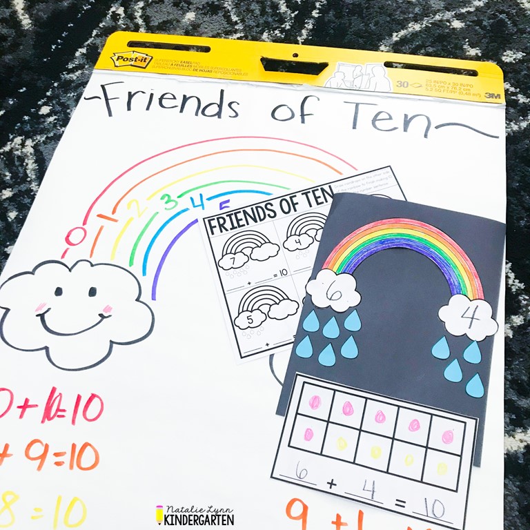Friends of ten | making ten activities for kindergarten