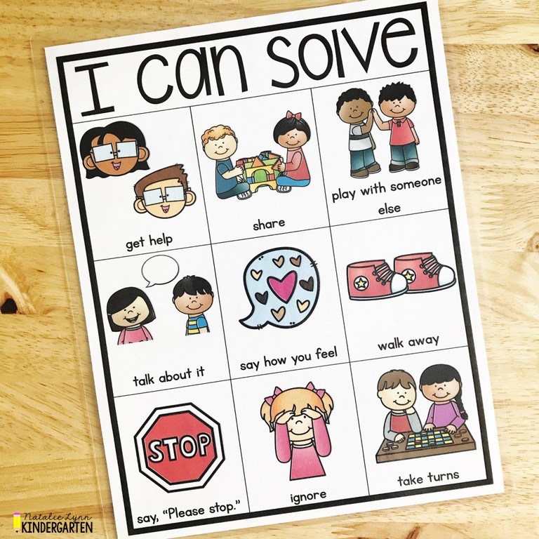 Teach students how to problem solve as part of social skills and social emotional learning
