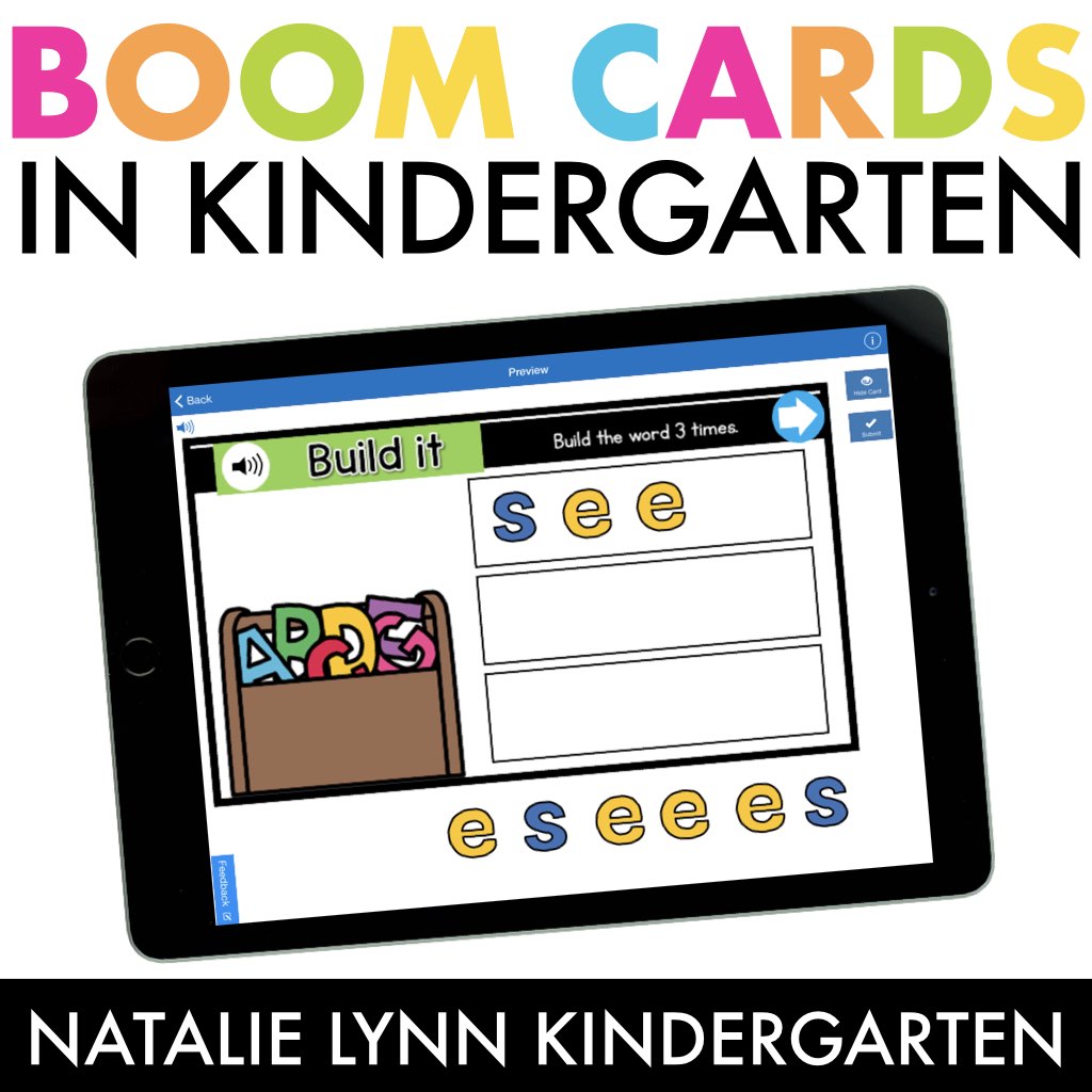 Why You Need to Be Using Boom Cards in Kindergarten