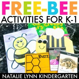 Free bee activities for Kindergarten and 1st Grade