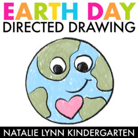 Free earth day directed drawing for kids