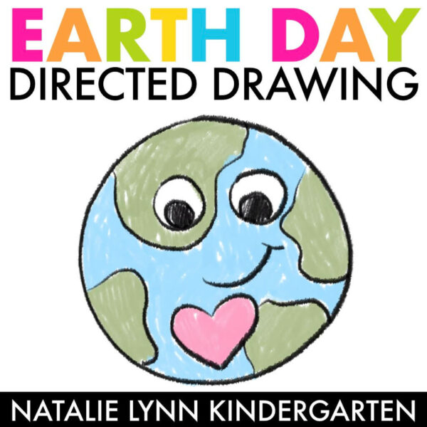 Free earth day directed drawing for kids