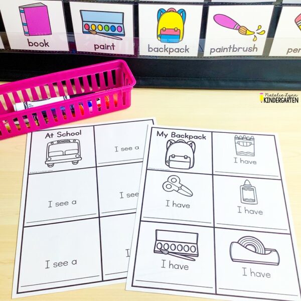 Setting Up Your Writing Center in Kindergarten or 1st Grade - Natalie ...