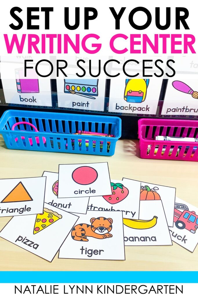 Kindergarten Writing Center | How to set up your writing center for success in Kindergarten and 1st Grade