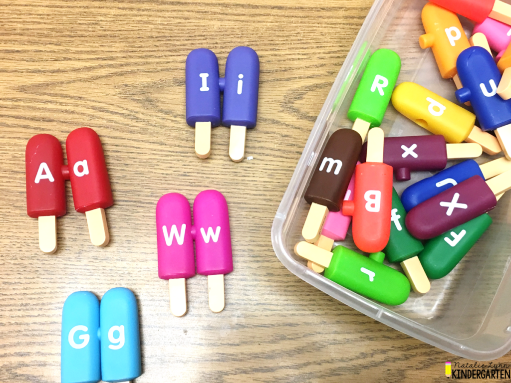 alphabet letter matching toys for preschool pre-k kindergarten