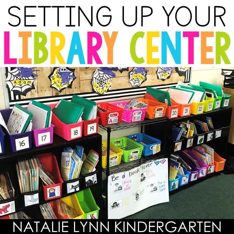organizing your classroom library in kindergarten