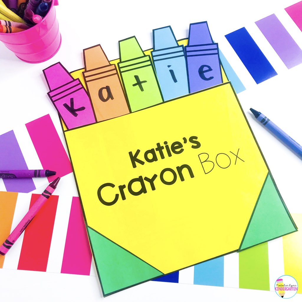 The Crayon Box Name Craft You NEED To Make! - Natalie Lynn Kindergarten