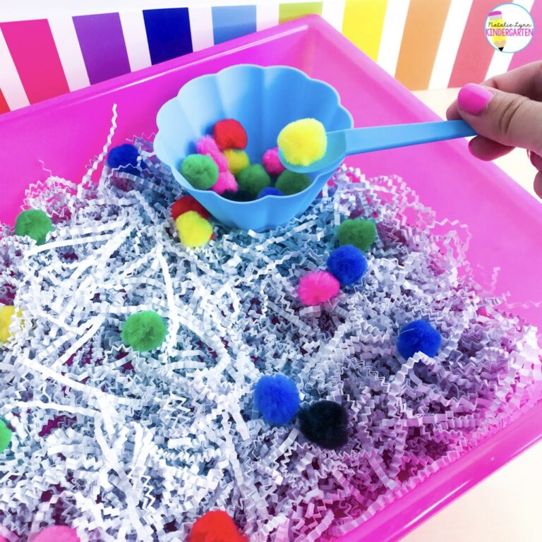 Free Birthday Themed Sensory Bin Activities - Natalie Lynn Kindergarten